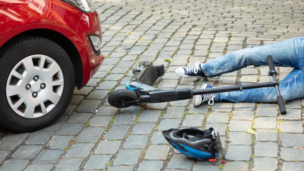 Accidentes en patinetes eléctricos y bicicletas